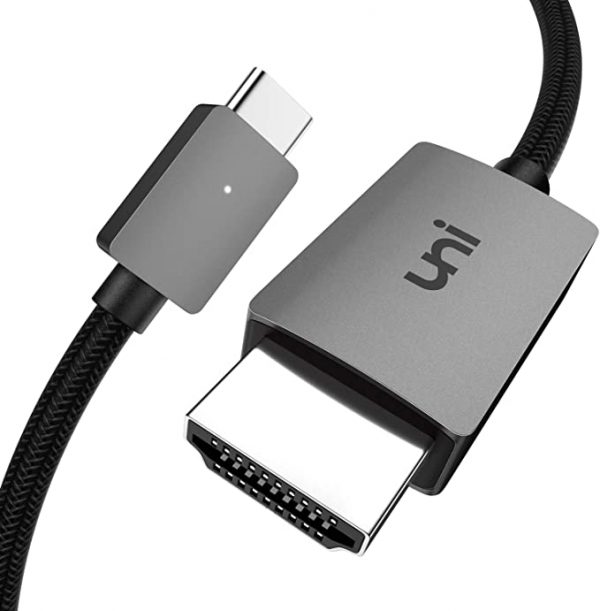 uni Cable USB C a HDMI (Compatible con Thunderbolt 3)