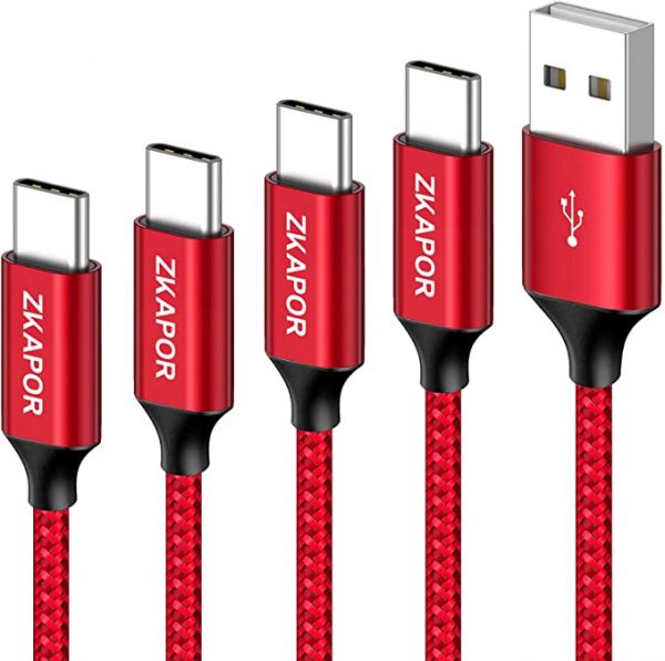 Cable USB Tipo C carga rápida y sincronización ZKAPOR